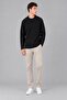 Zero Collar Striped Thick Knitted Sweater Dp 16649_10067 - 3