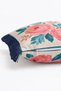Spring Bouquet Elegance Pink Rose Pattern Double Sided Fringed Throw Pillow Cover - 5