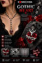 Angel Heart Black Choker Necklace with Winged Red Heart Figure – Gothic Punk Neck Accessory - 2