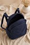 Multi-Compartment Water Repellent Daily Backpack - Dark Blue - 3