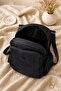 Multi-Compartment Water Repellent Daily Backpack - Black - 3