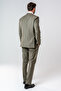 Ds Damat Slim Fit Sand Plain Wool Suit - 6