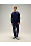 Cotton Navy Blue Men's Sweatpants 6Wm4029 - 5