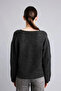 V-Neck Soft Textured Seamless Knitwear Basic Sweater F4800Ax26Wn - 4