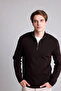 Standard Fit Basic Knitwear Brown Men's Sweater A5184Ax/Bn497