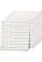 Set of 10 3D Foam Cube Design Wallpaper, White