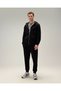Zippered Hooded Black Men's Sweatshirt 5Wm2581 - 4