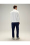 Half Zipper White Men's Sweatshirt 5Wm3580 - 4