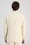 Ds Damat Slim Fit Beige Plain Fabric Jacket - 7