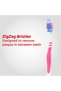 Zig Zag Medium Toothbrush Assorted Colour Value Pack 6 pcs - 2