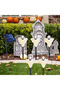 Halloween Solar Lights, Lighted 3D Ghost Halloween Yard Stakes Outdoor Waterproof for Garden, Pathway and Yard Decoration Solar Lights, Stakes - 5