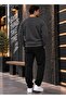 Men's Sweatshirt Plain Patternless Crew Neck Cotton Basic Knitted Top - 2