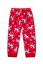 Boy's Cotton Sleepwear Set with Headband, Deer Pattern, Red Color, Christmas Themed Winter Fleece Pajama Set - 5