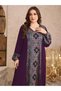 Rochie maxi, mov - 4XL - 5