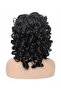 Women's Afro Curly Synthetic Hair Wig With Bangs – 12 Inch - 2