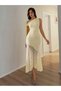 Rochie midi, galbenă - XS