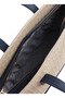 Straw Bag Navy Blue - 5