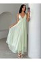 Rochie maxi, verde - M