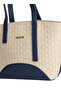 Straw Bag Navy Blue - 4