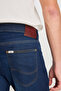 Luke Slim Fit Blue Cotton Stretch Jean Denim Trousers - 6