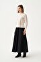 Gold buttoned pleated elegant blouse - 5
