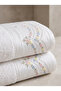 Grace Set of 2 Embroidered Hand Towels 50X90 cm - 3