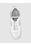 White Genuine Leather Men's Sneakers - 7