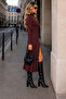 Women's Turtleneck Long Sleeve Slit Midi Dress Timeless Elegance New Season - 2