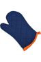 Oven Glove and Pot Holder Set with Insulated Surfaces | Heat Resistant Pot Holders | Blue-PR496 - 2