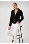 Ribbed Shirt Collar Soft Women's Cardigan - 4