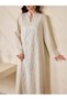 Rochie maxi, crem - XL - 6