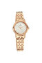 Quartz Analog Silver Dial Stainless Steel Strap Watch for Women