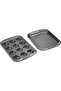 Aluminum Bakeware Set of 2-Piece, Gray