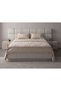 Punch Embroidered Chenille Fabric Double Bedspread Cappuccino - 2