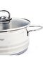Infinity Stainless Steel Casserole with Glass Lid 20cm / 3 Ltr | Induction Compatible Covered Stockpot | Soup Pots | Silver - PR77374 - 3