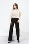 Women's Brooch Detailed Embroidered Knitwear Sports Two-Piece Set - 6