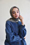 Flush viscose scarf
