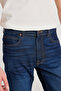 Luke Slim Fit Blue Cotton Stretch Jean Denim Trousers - 5