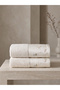Serpenti 2-Piece Embroidered Hand Towel Set 50X90 cm