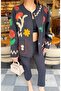 Floral Embroidered Design Jacket - 6