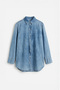 Hidden Placket Shirt Tunic - 2