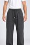 Men's Loose Fit Straight Leg Pockets Inside Padded Baggy Smoked Sweatpants - 4