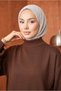 Turtleneck Knitwear Dress - Casual & Stylish Oversized Soft Texture Comfortable Cut Oversized Long Knitwear Dress - 2