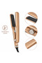Wide Plate Hair Straightener, Adjustable Temperature Ceramic Flat Iron, Professional Hair Styling Iron for Long Thick Hair - 2