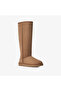 Women's Suede Outer Surface with Natural Wool Inside, Logo Embossed High-Tan Boots & Booties - 2