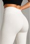 Ribbed Women's High Waist Shaping Leggings – Casual and Sports Use - 3