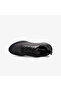 Men's Thick Heel Leather Laced Comfortable Sole Black Sneaker - 4
