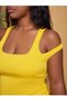 Rochie maxi, galbenă - 0XL - 5