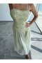 Rochie maxi, verde - L - 3