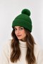 Women's Pompom Wool Knitted Beanie Winter Foldable
